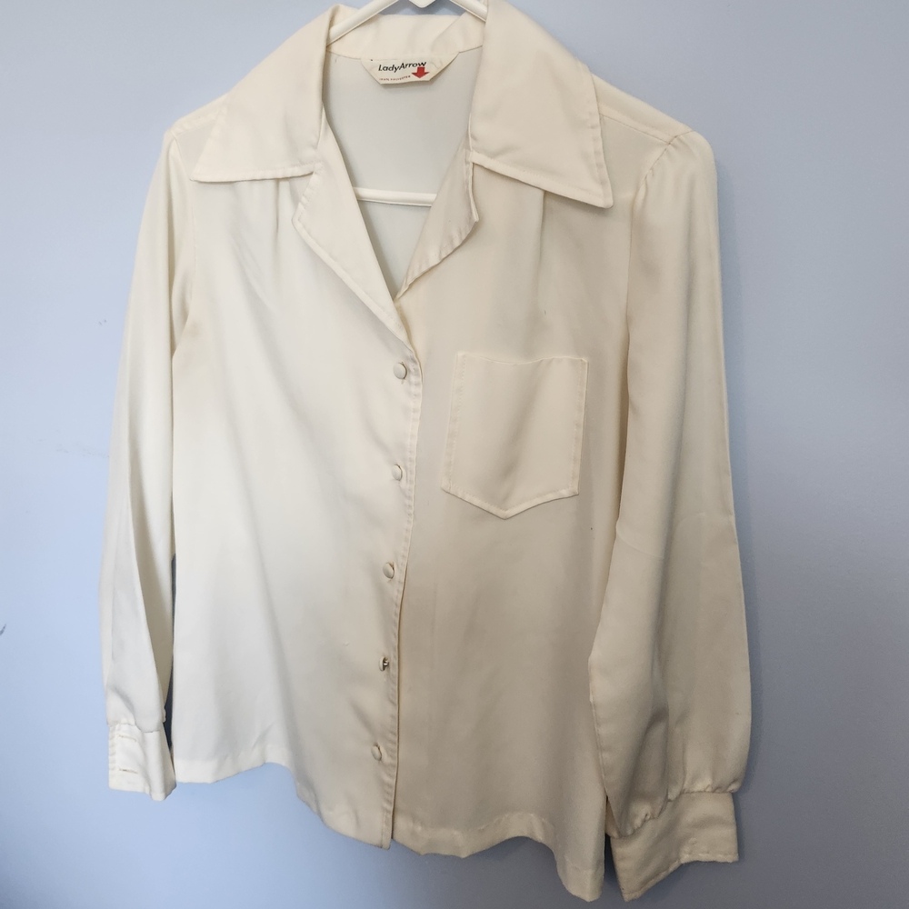 Lady Arrow White Polyester Garment